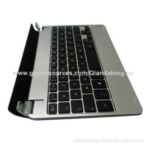 Aluminum ABS Keyboard Case for Android Tablet PCs, Built-in Rechargeable Lithium Battery